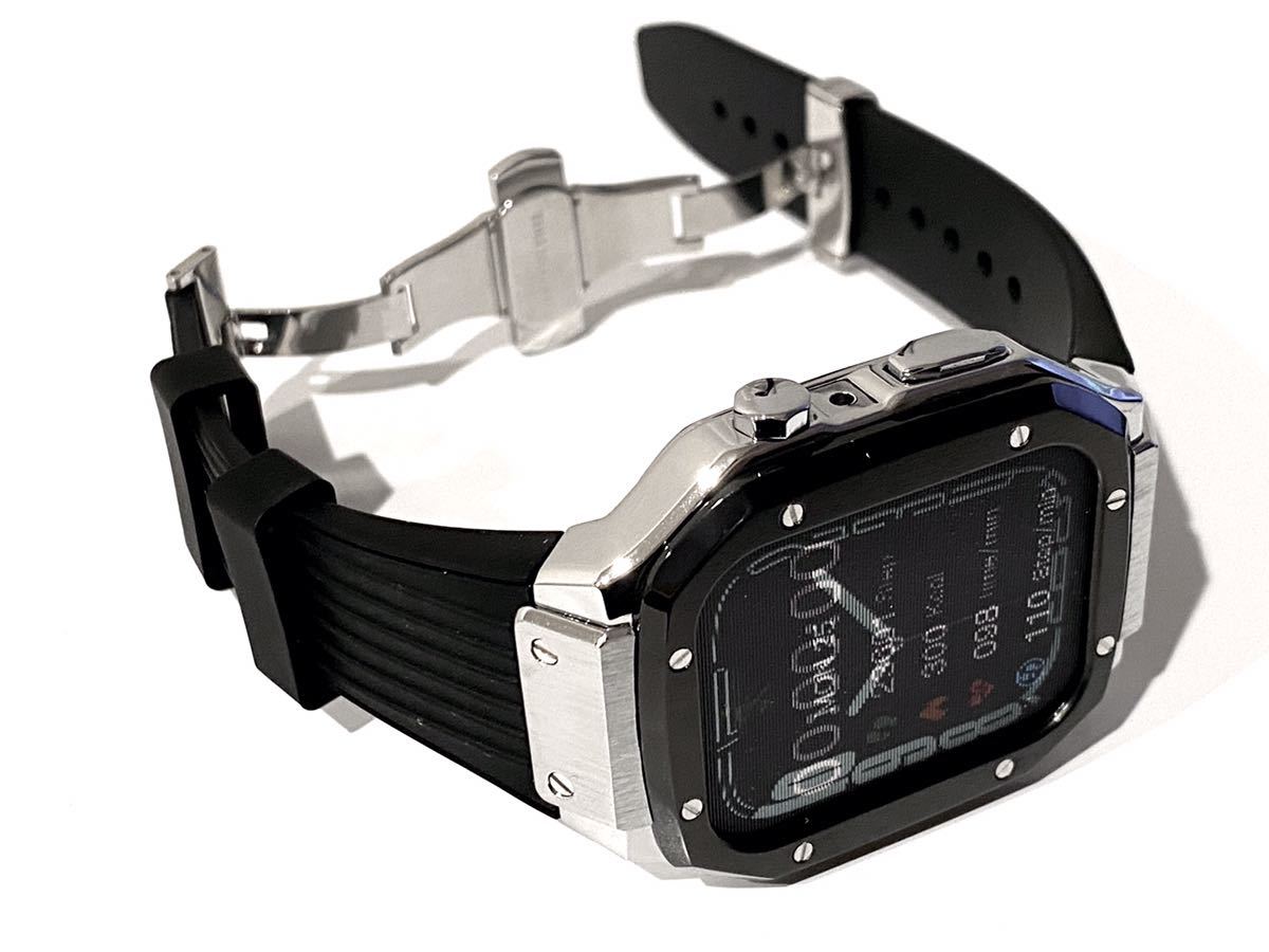 RST-2 シルバーD apple watch メタル カスタムケース eva.gov.co