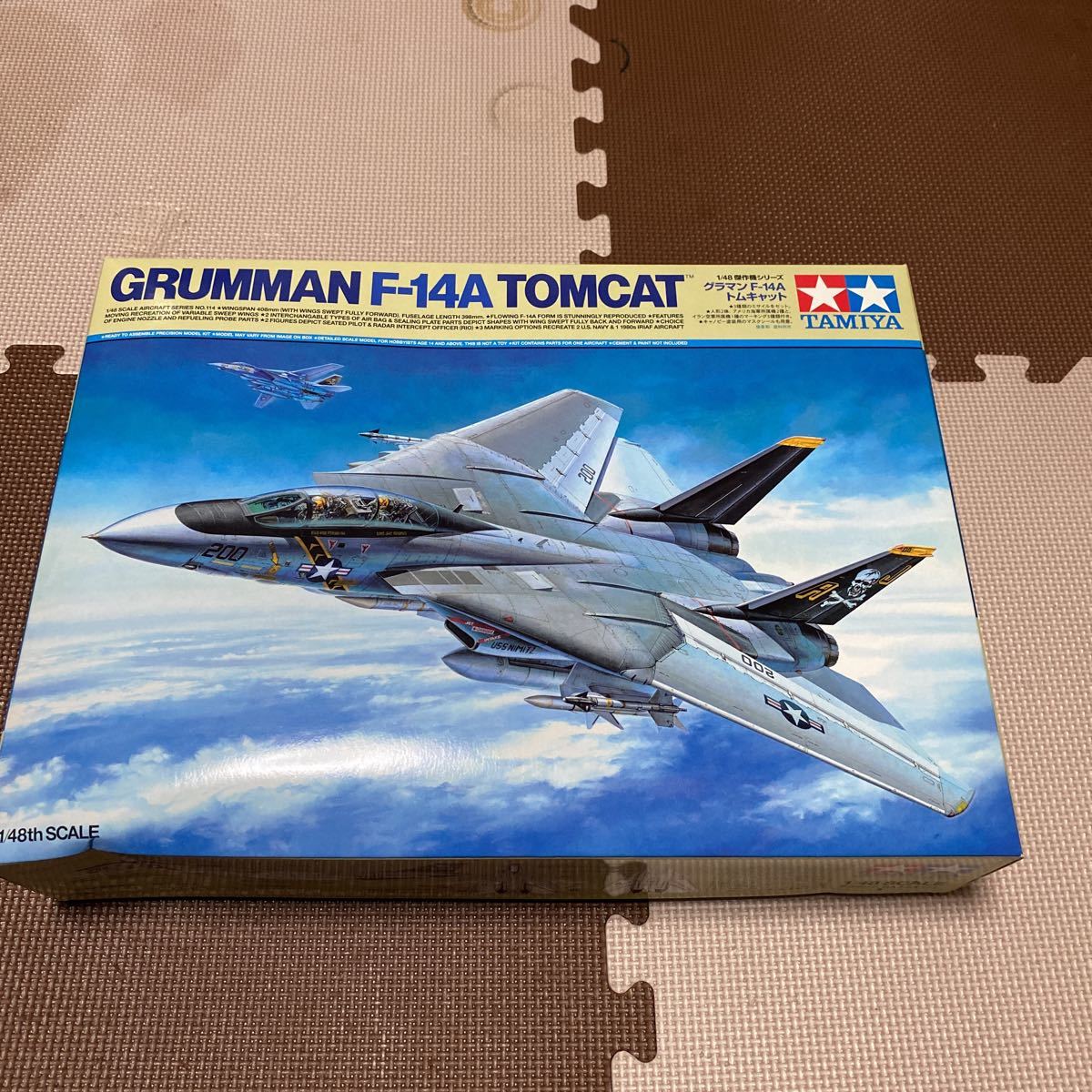 TAMIYA グラマン F-14A トムキャット （1/48スケール 傑作機 No.114 61114）未組立 傑作機シリーズ