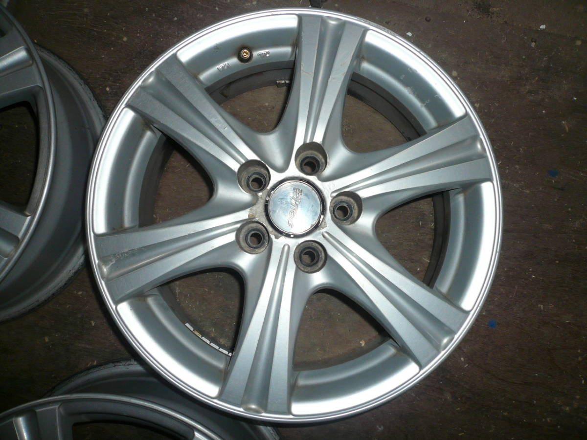ヤフオク! - アルミ ホイール 4本 15インチ 5穴 社外 15×6J