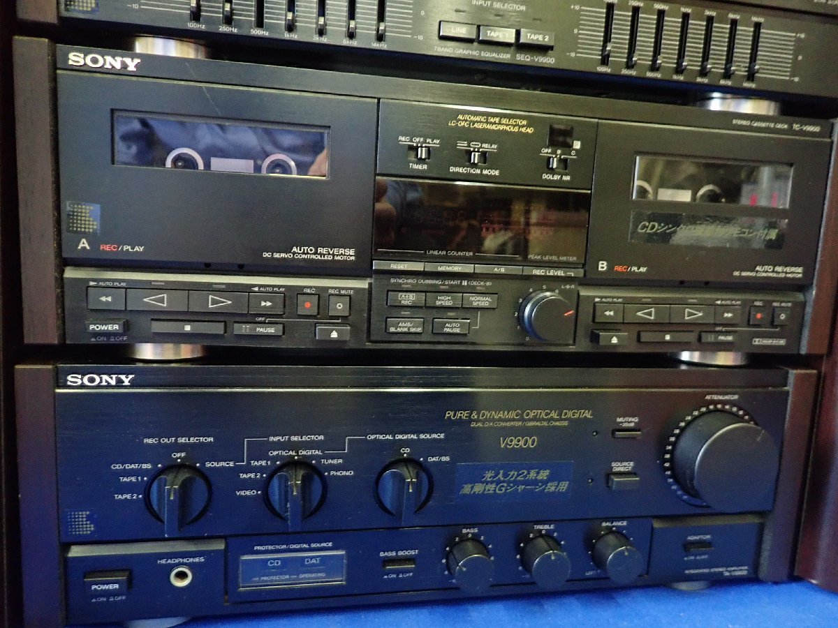 ◎着払 説明文必読 SONY システムコンポ TA-V9900 TC-V9900 ダブル
