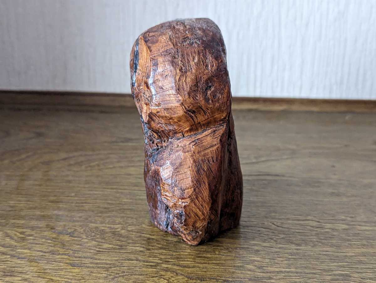 昭和 レトロ ダルマ 達磨 だるま 木彫り 土産の画像4