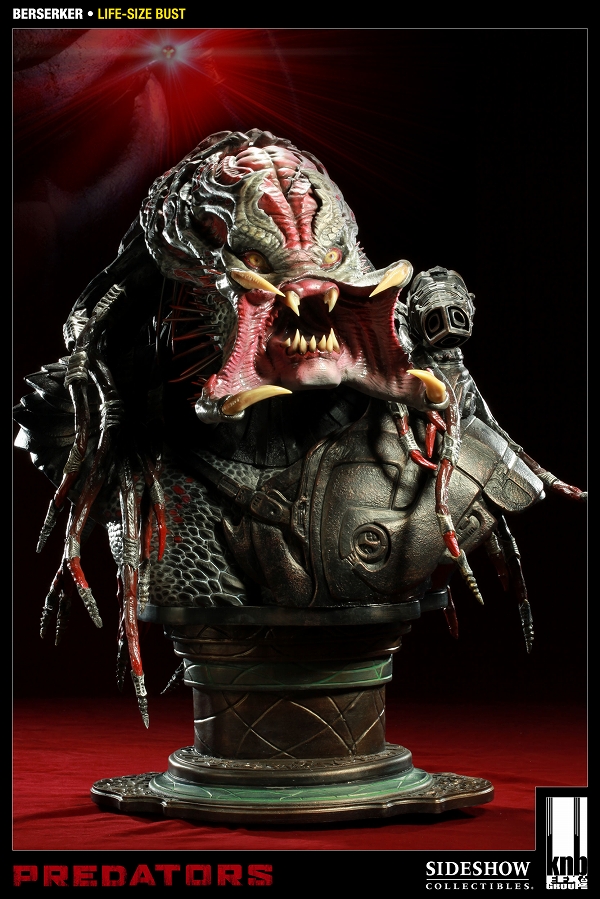 SIDESHOW Predator z bar Sarcar * Predator life size bust 