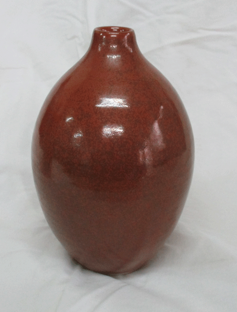 ☆未使用☆お洒落な色の花瓶（置物）陶器_画像2