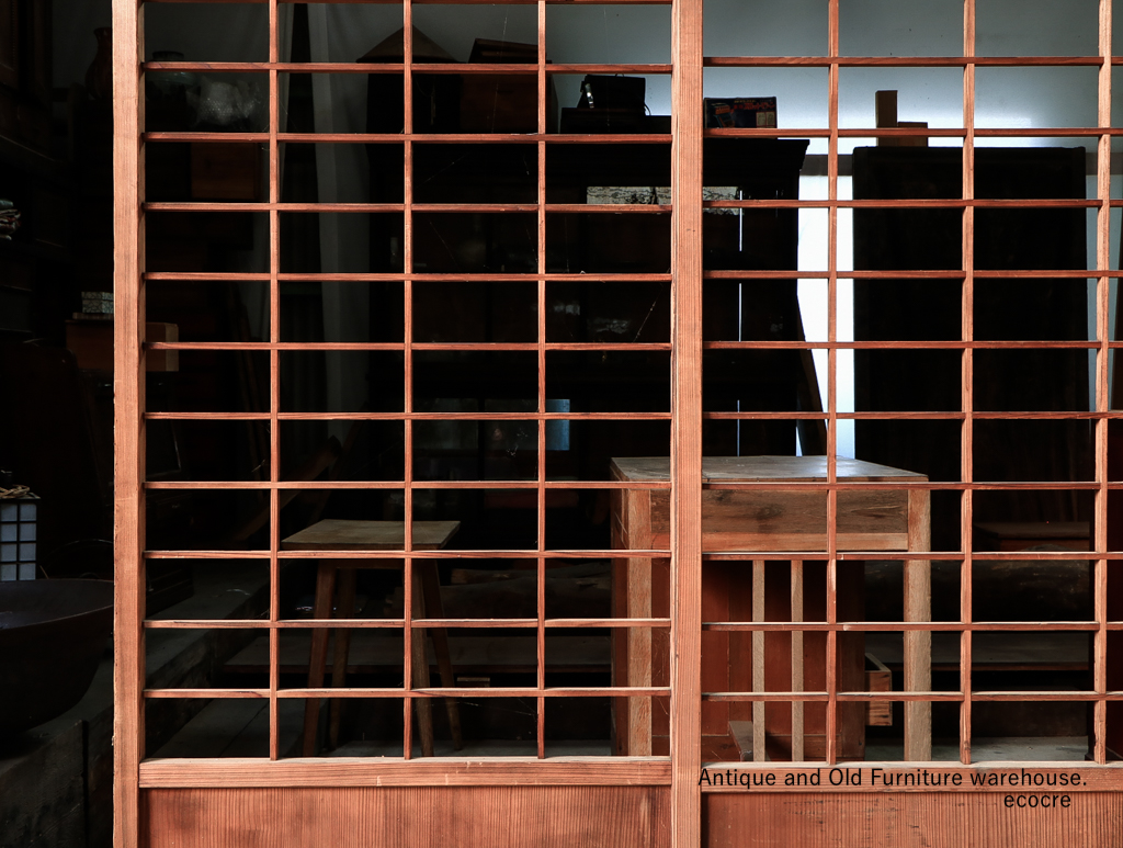 [ старый дом в японском стиле. двери ] чистота. криптомерия материал поясница имеется ширина комплект раздвижные двери shoji дверь 4 листов комплект / ширина 668mm высота 1770mm/ большой 3