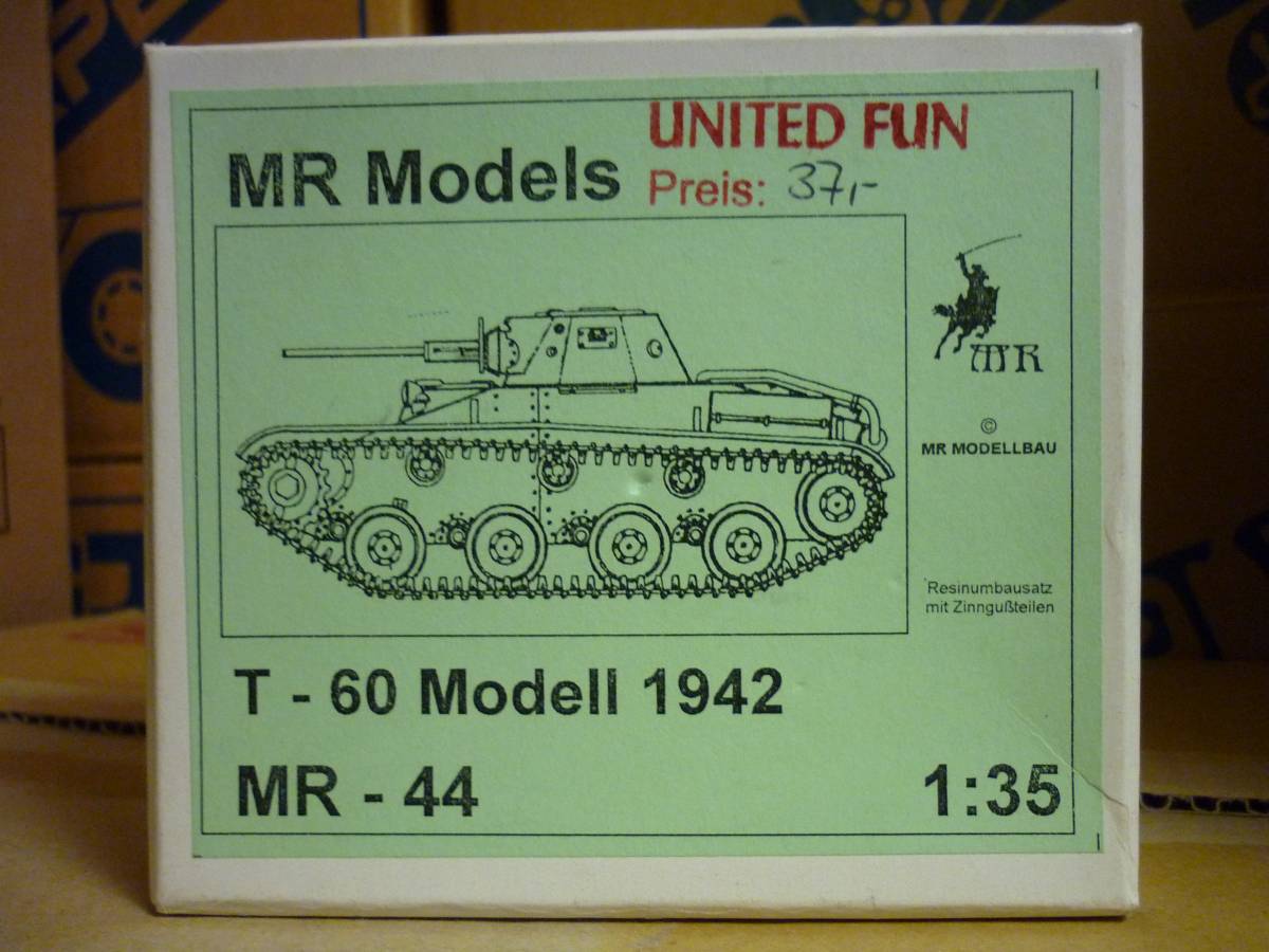 RPM 35044 1/35 ソビエト連邦・T-60 軽戦車 + MR Models 改造キット 未組立品_画像2