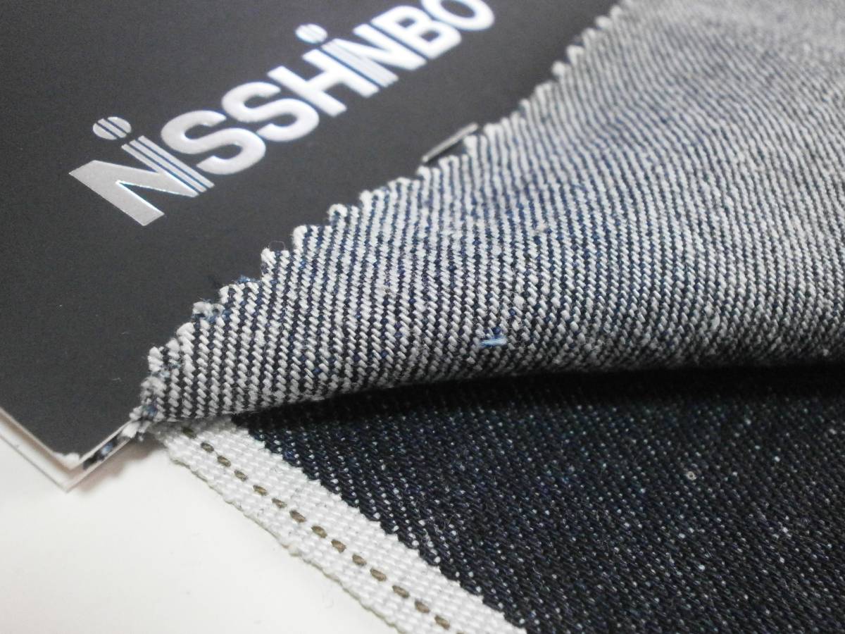 6M NISSHINBO DENIM 日清紡 デニム selvedge セルビッチ kahki耳 11.5oz Levi's リーバイス EDWIN エドウイン Lee リー INDIGO インディゴ_画像1