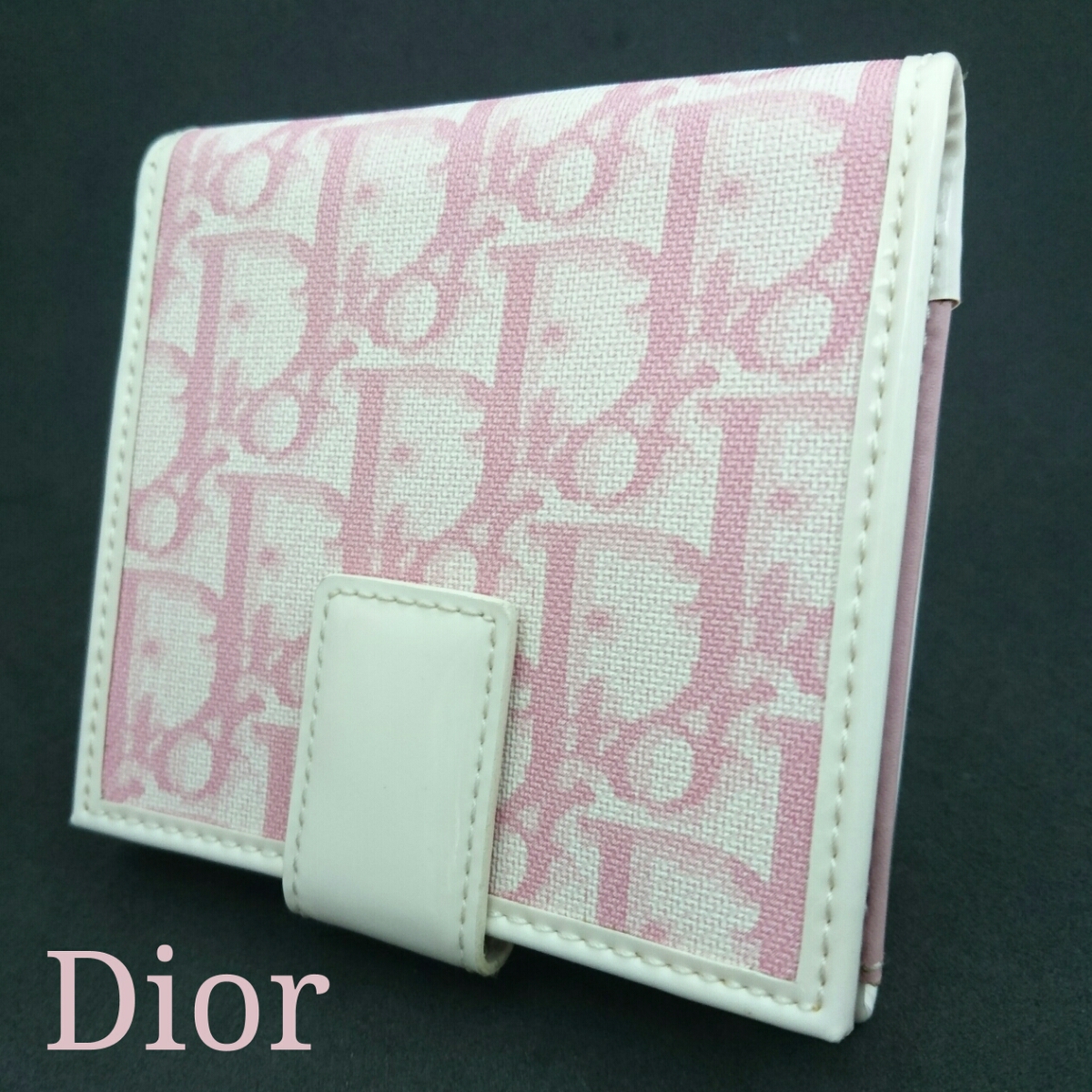 【未使用新品】 Dior ディオール トロッター 折り財布 C348の画像2