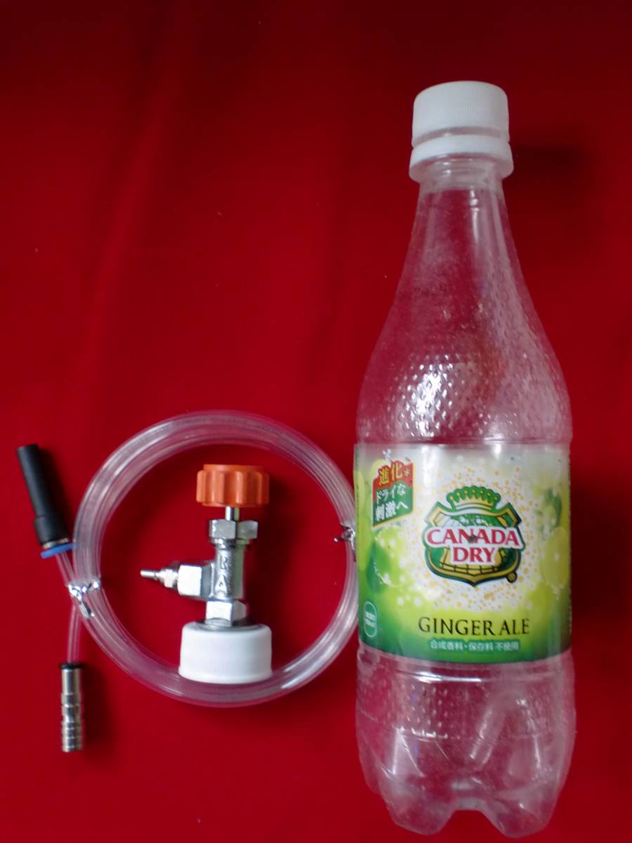  carbonated water manufacture kit (1L=5 jpy . work .. ). thickness a little over charcoal acid soda water Q