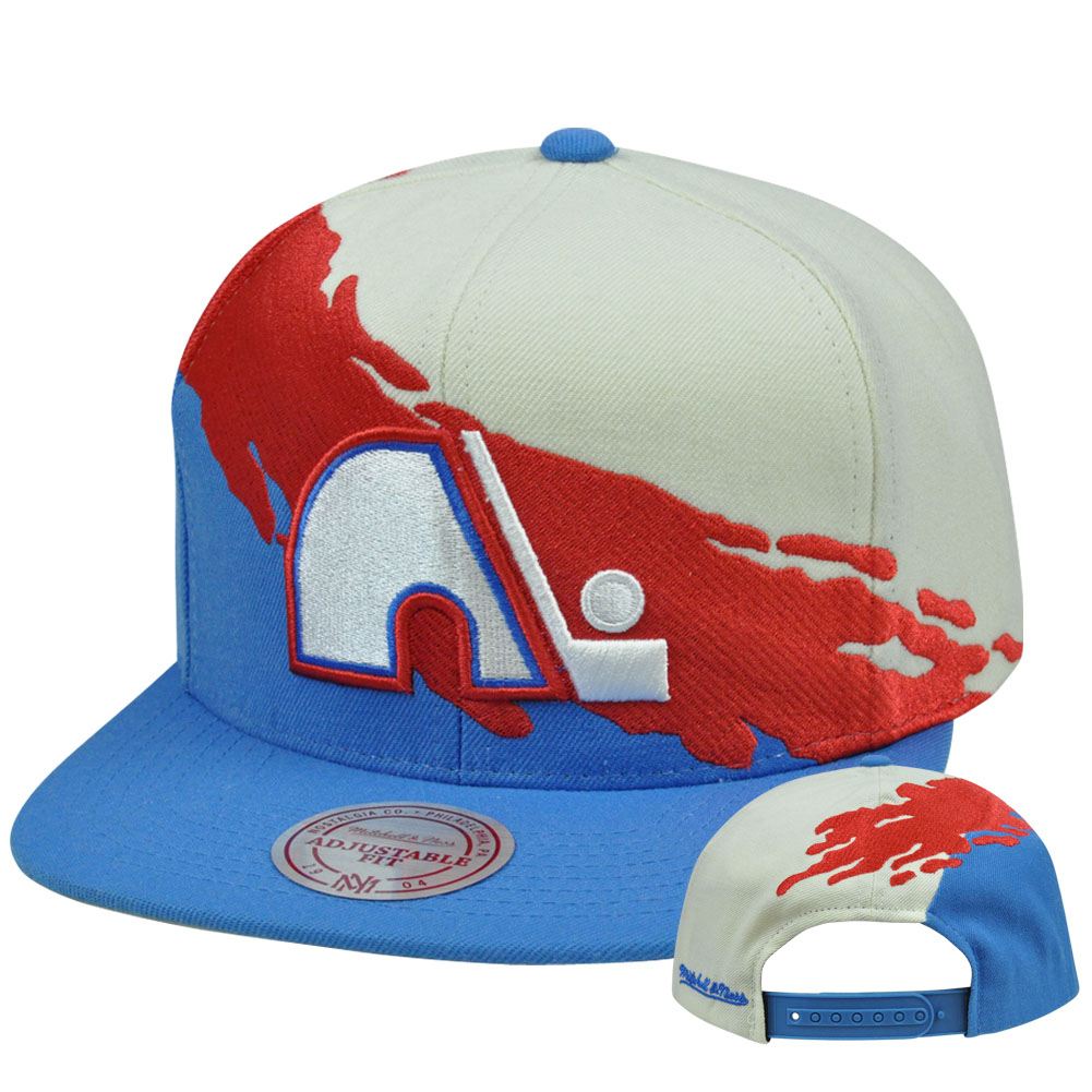 [SALE] NHLke Beck no Rudy ksNordiques Mitchell &nesmitchell&ness snap back ice hockey paint pattern Canada 