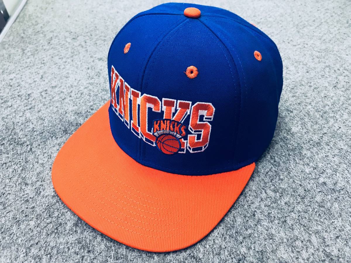 USA限定 【SALE】 NY ニックス Knicks スナップバック Adidas アディダス NBA キャップ ハードウッドクラシックス バスケ 調節可能_画像1