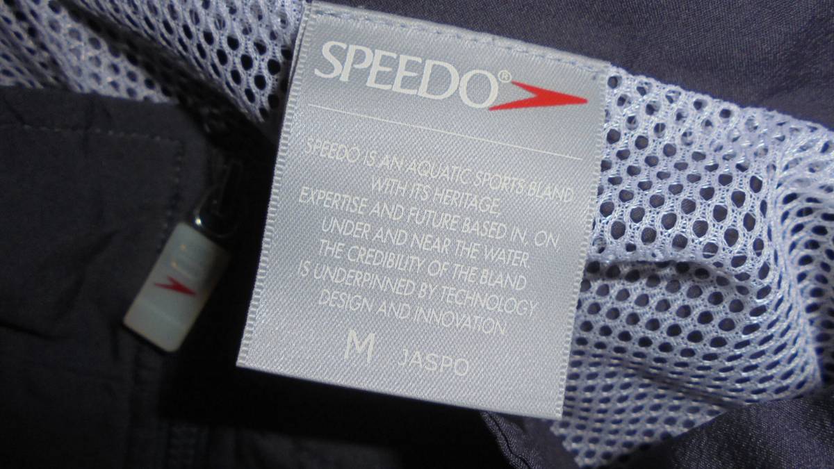 speedo スピード プールサイド用 ナイロン ライン入りジャージ ミズノ製 尼崎小田高校 水泳部の画像4