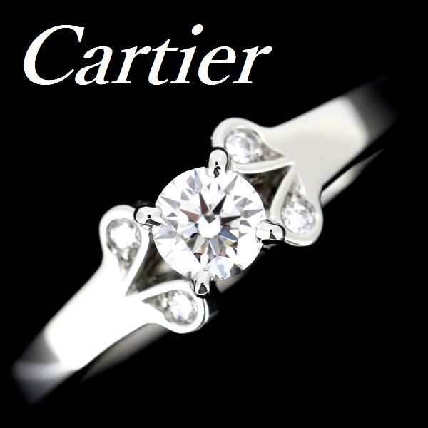 Cartier Ballerina Diamond 0,26CT D-VVS2-3EX Кольцо № 48