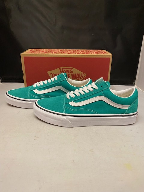 【新品】VANS OLD SKOOL PEPPER GREEN/TRUE WHITE US5.0 23.0cm ヴァンズ バンズ オールドスクール ペッパーグリーン トゥルーホワイト_画像2