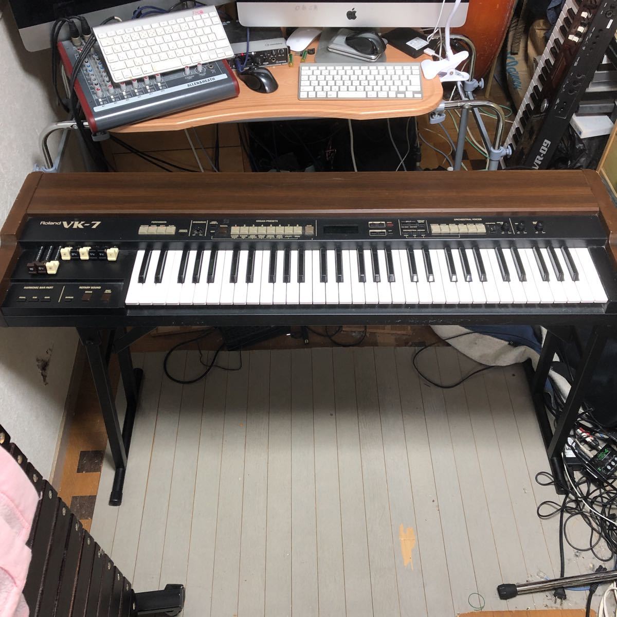 Roland VK-7ジャンク音は全キー出ますの画像2