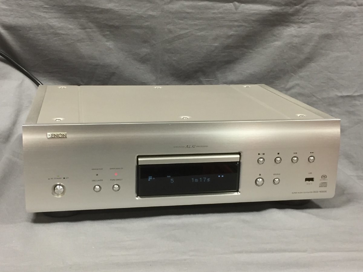 在庫処分】 SACDプレーヤー 中古品 DENON DCD-1650SE デンオン デノン