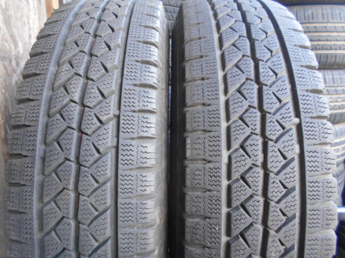 G10 送料無料 195/80R15 冬2本セット スタッドレス LT 103/101L 195/80-15 195-80-15 BRIDGESTONE BLIZZAK VL1 ハイエース キャラバン_画像1