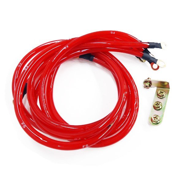  earthing cable 5ps.@[ red ] + terminal set terminal attaching engine for earth cable /13