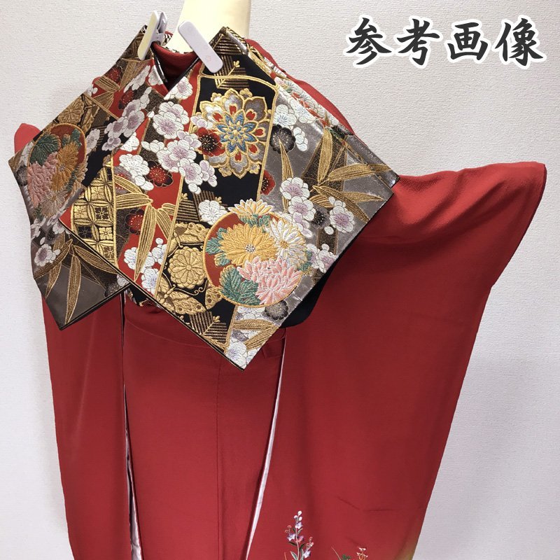 ◎小柄な方にも!古典柄 振袖 刺繍 シンプル 成人結婚式◎美品 301z16