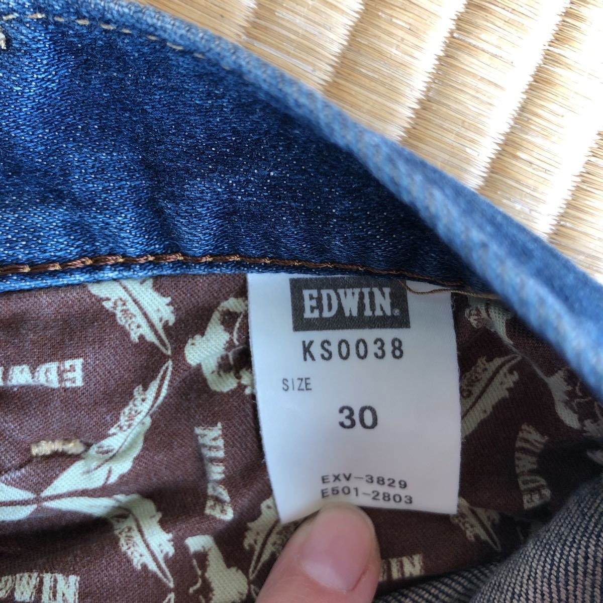 エドウィン EDWIN デニムパンツ ジーパン デニム 7分丈 30 商品细节