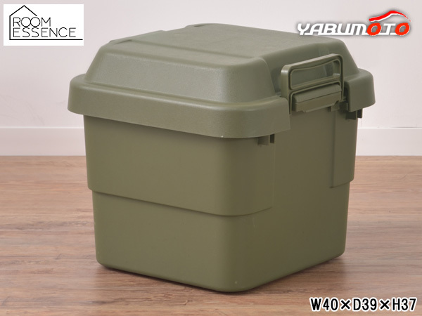  higashi . trunk cargo 30L khaki W40×D39×H37 TC-30KH outdoor camp storage box Manufacturers direct delivery free shipping 