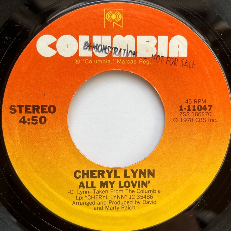 【試聴 7inch】Cheryl Lynn / You Saved My Day 7インチ 45 muro koco フリーソウル サバービア _画像2