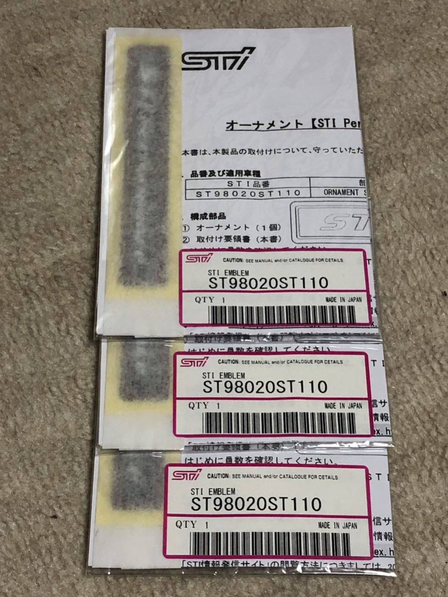 新品?正規品 新品 STI PERFORMANCE オーナメント その他 - www