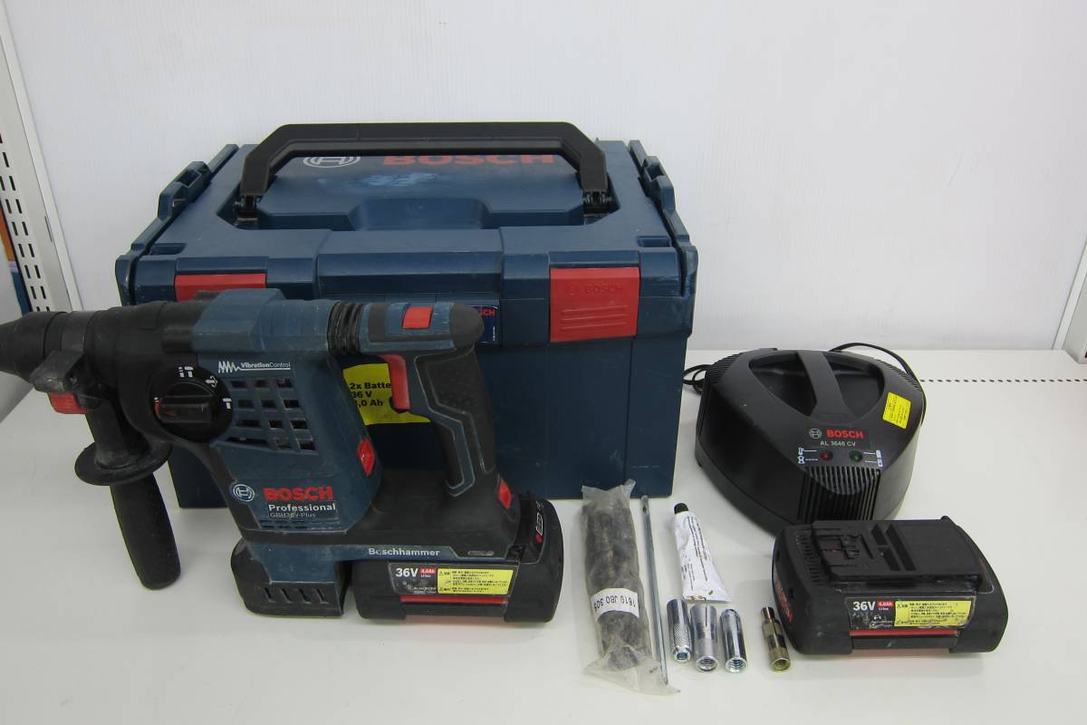 品 BOSCH ボッシュ ハンマードリル GBH36V-Plus 36V 4.0Ah バッテリー2
