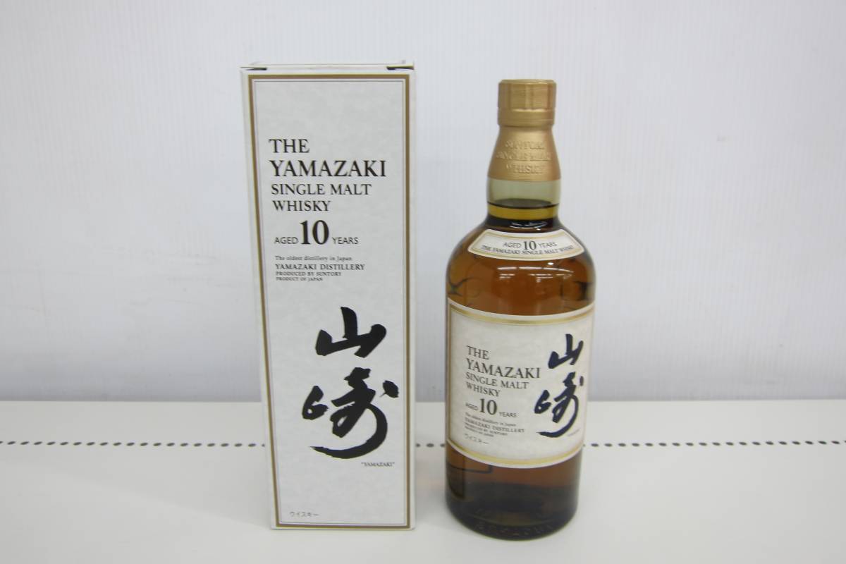 未開栓 SUNTORY WHISKY サントリー シングルモルト ウイスキー 山崎 10
