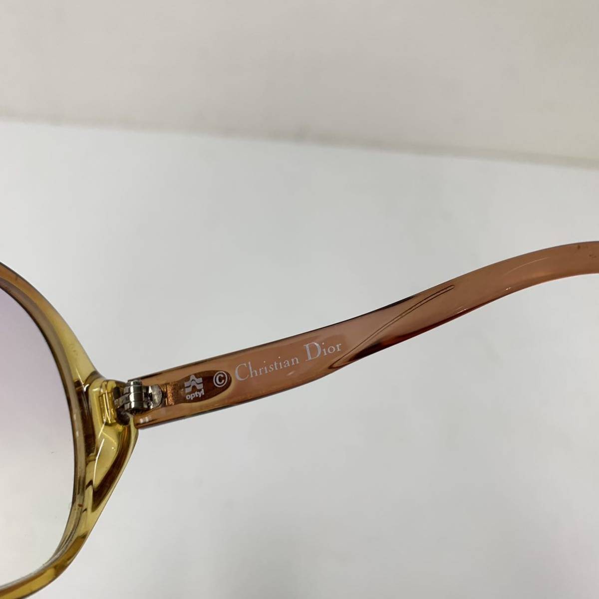 VINTAGE Christian Dior ドイツ製 眼鏡 メガネ 2201A81 optyl アイウェア 度入り クリスチャンディオール【レターパックプラス郵送可】#4_画像9