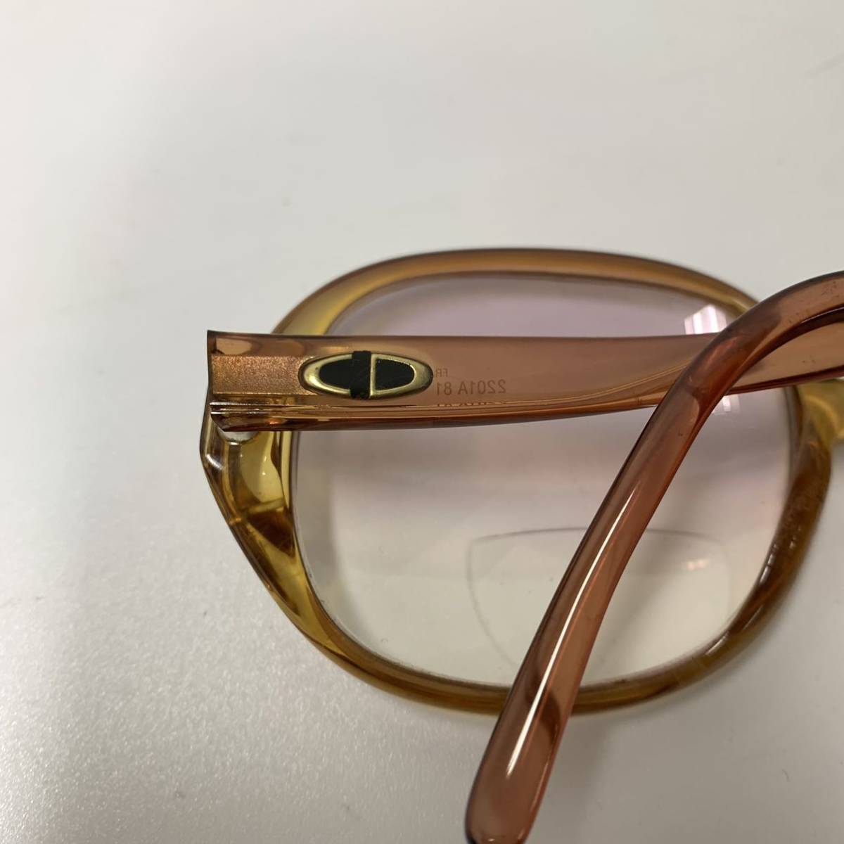 VINTAGE Christian Dior ドイツ製 眼鏡 メガネ 2201A81 optyl アイウェア 度入り クリスチャンディオール【レターパックプラス郵送可】#4_画像6