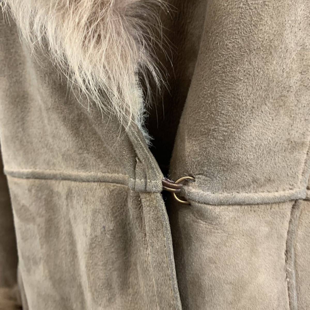 REAL SHEEPSKIN リアル シープスキン ムートン ボア コート