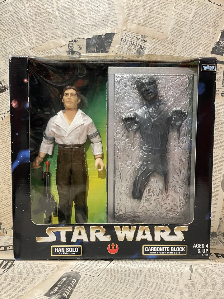 ☆1990年代/スターウォーズ/ハンソロ/カーボナイト/即決ビンテージ/Kenner/Star Wars/Figure(Han Solo & Carbonite Block/MIB) SW-051