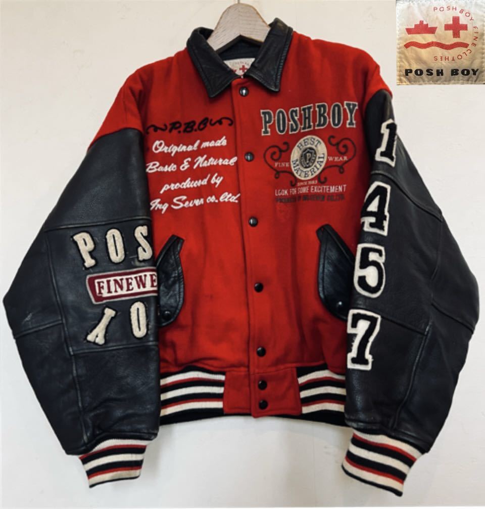 新品未使用 激レア POSHBOY スタジャン リバーシブル-