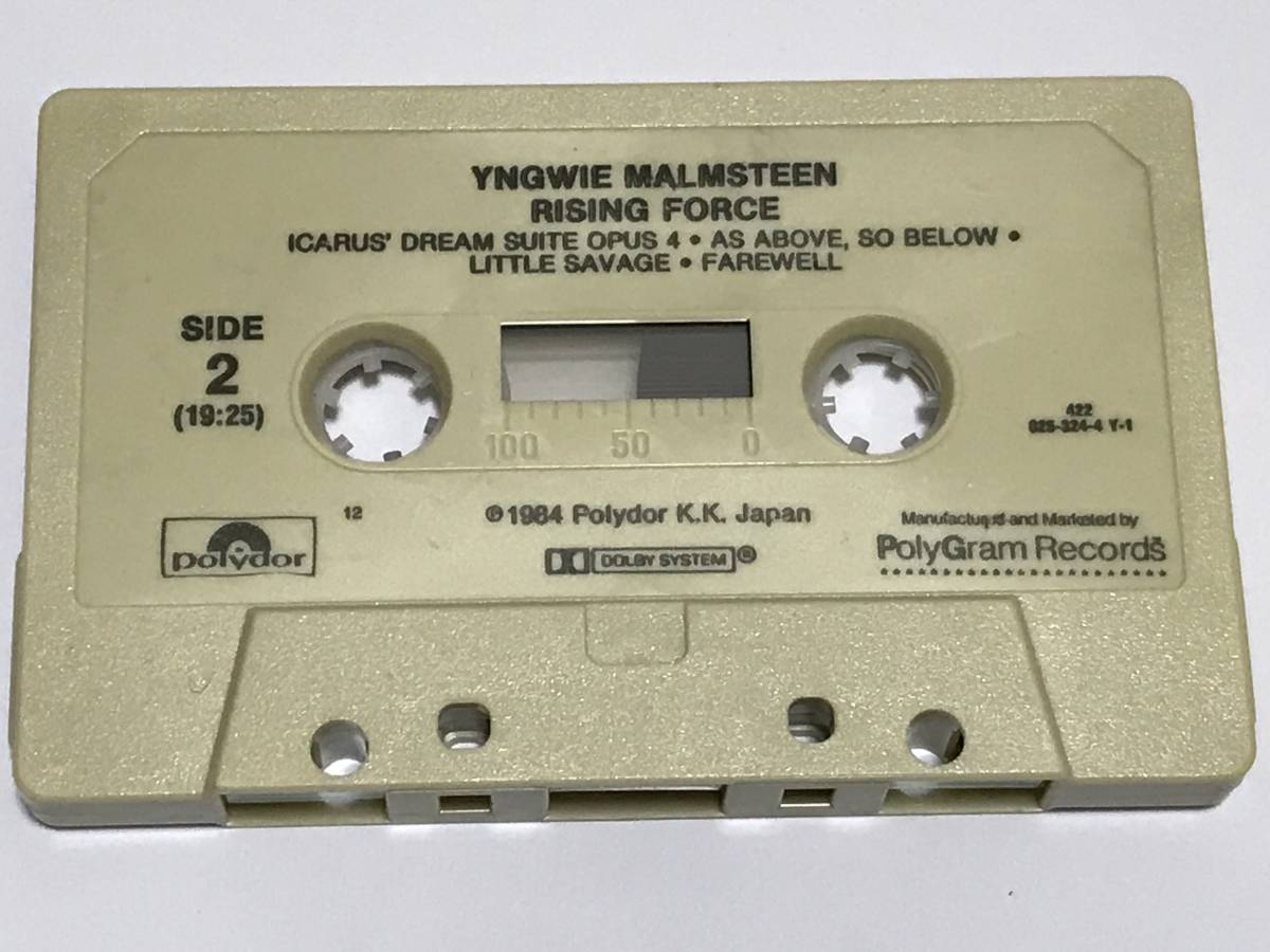 Yngwie Malmsteen カセットテープの画像5