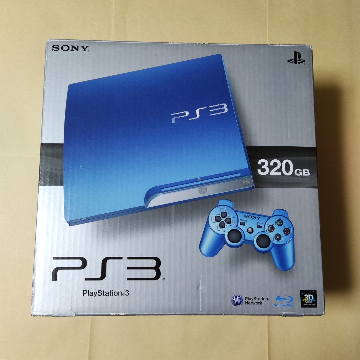 美品！ PlayStation3 スプラッシュブルー CECH-3000B SB-