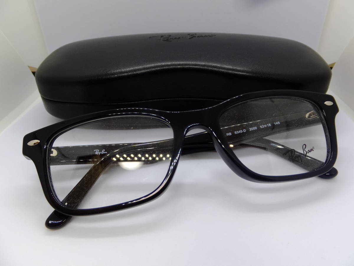 新品正規品 レイバン RAYBAN RB5345D2000/53-18-145 定価21450円