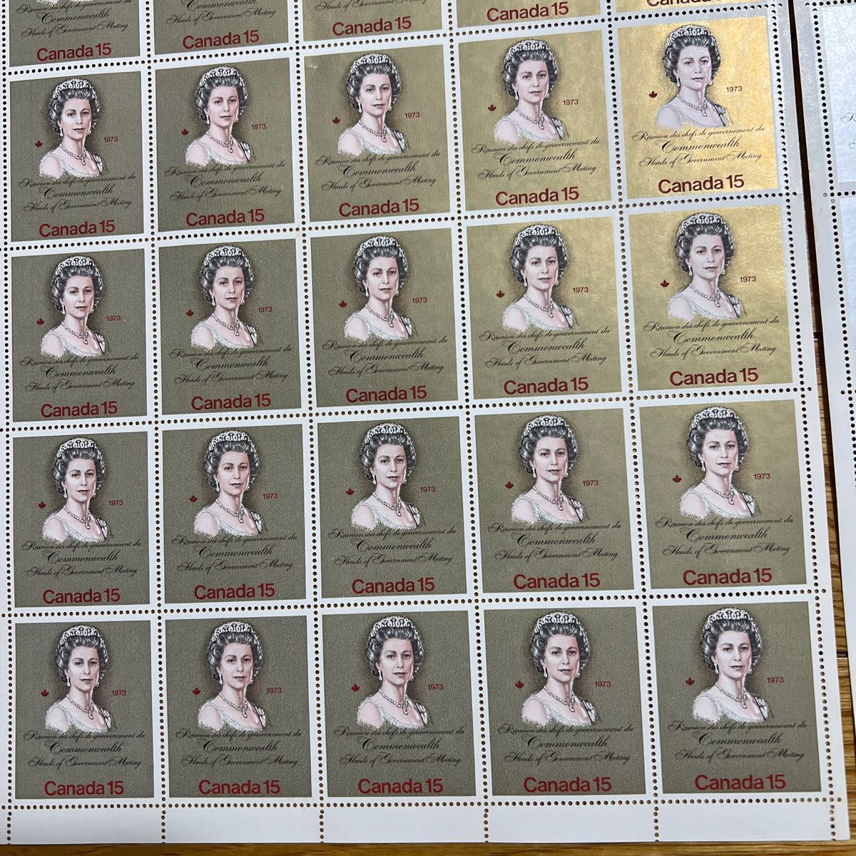 英エリザベス女王　記念切手