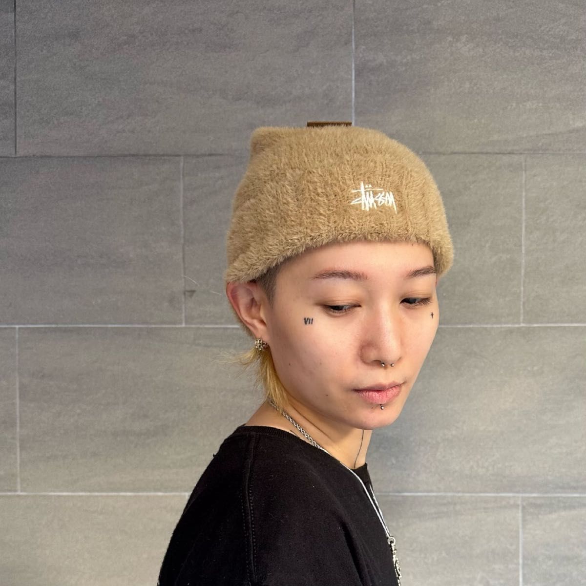 ステューシー STUSSY Shaggy Cuff beanie ビーニー 帽子 ニット