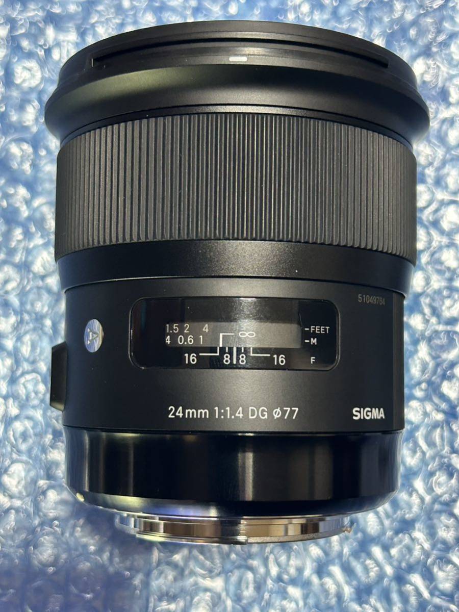 美品 新品購入 おまけ付 SIGMA シグマ 24mm F1.4 DG HSM Art アート