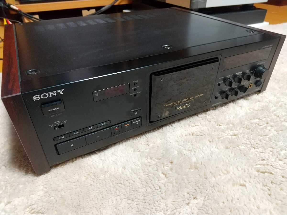 ■極美品 ジャンク■ ソニー SONY カセットデッキ TC-K555ESG【カセットトレイが開きません】