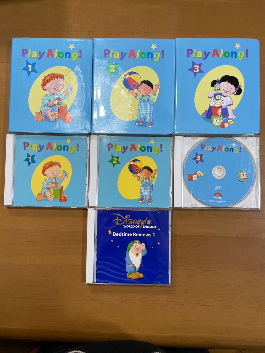 プレイアロング DVD DWE 字幕　DVD3枚　CD4枚　ディズニー英語システム　ワールドファミリー