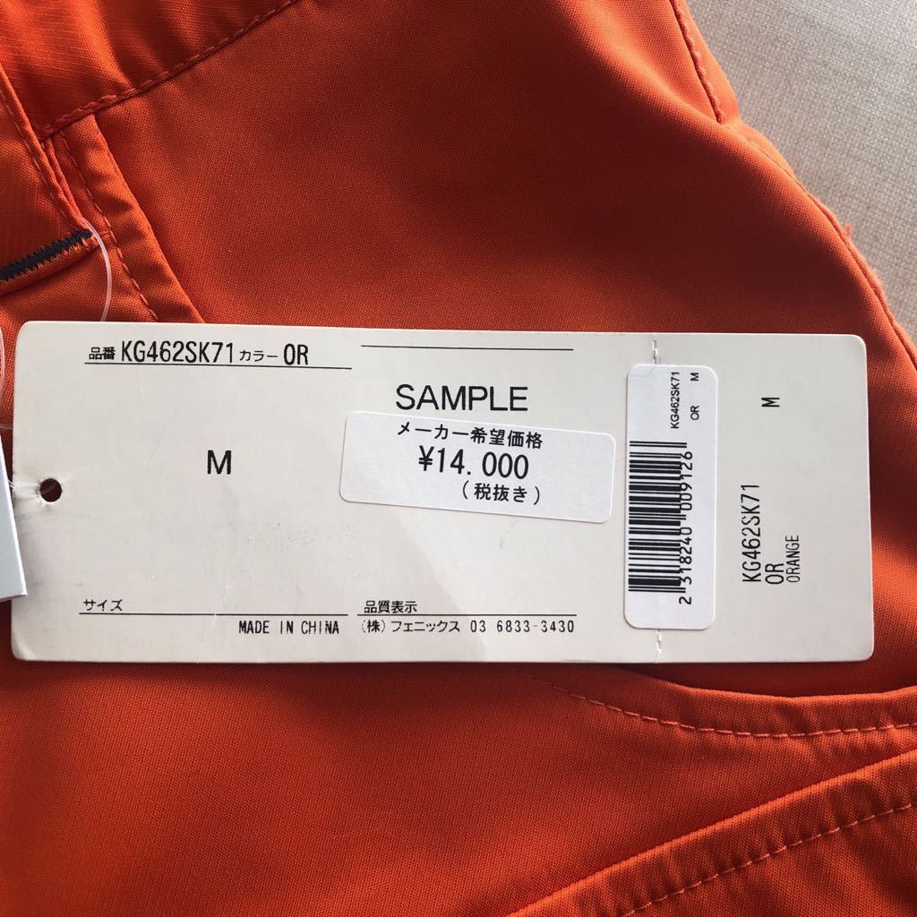 サンプル品　Kappa ゴルフ スカート（M） オレンジ　◆　KG462SK71 カッパ GOLF