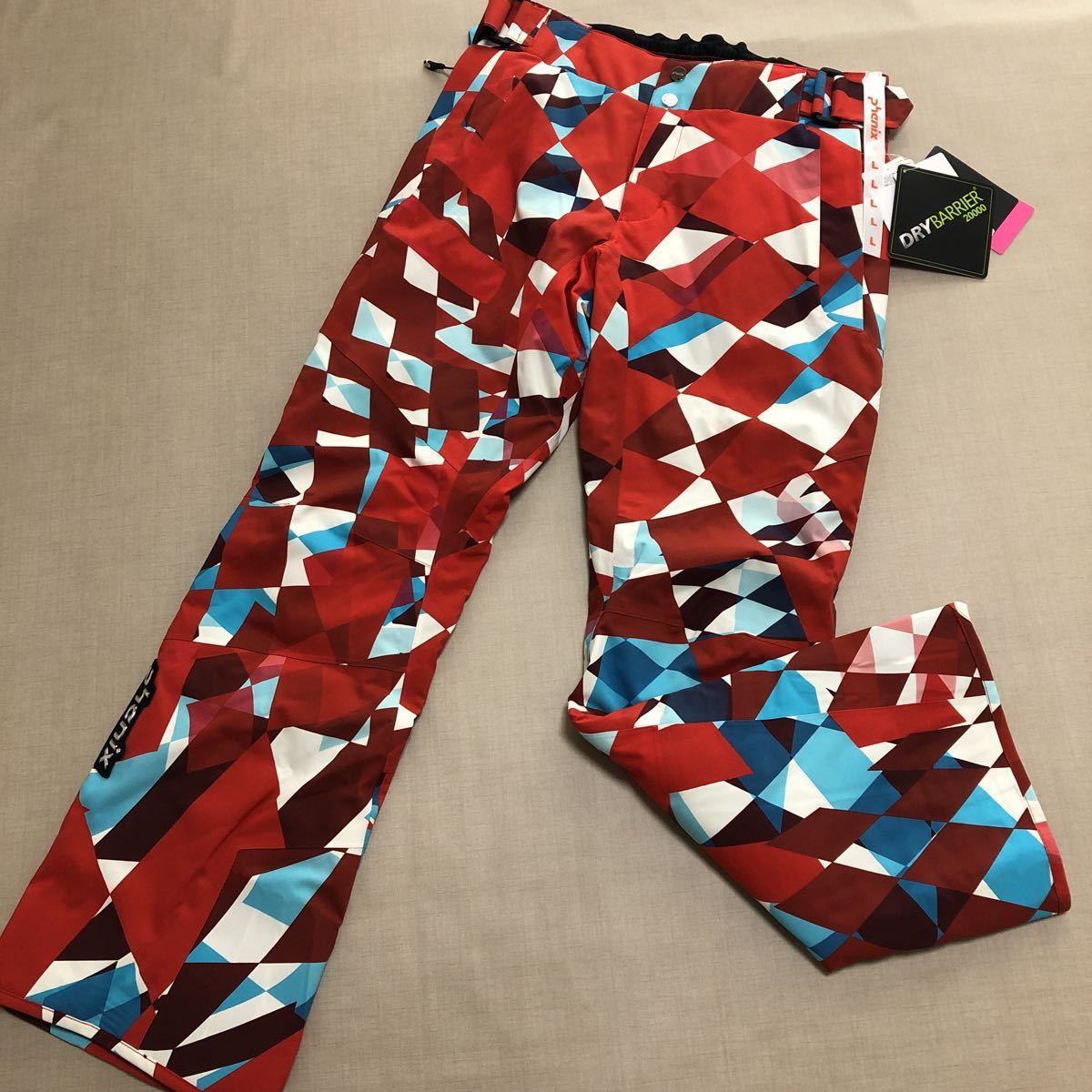 新品・未使用 フェニックス スキー パンツ L レッド レディース スキー