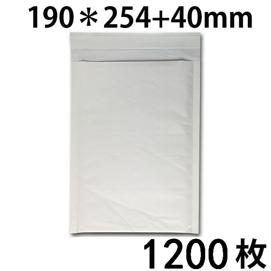 クッション封筒 新品 #0 白 内寸170x254mm 1200枚 送料無料 配送エリア 北海道・九州_画像1