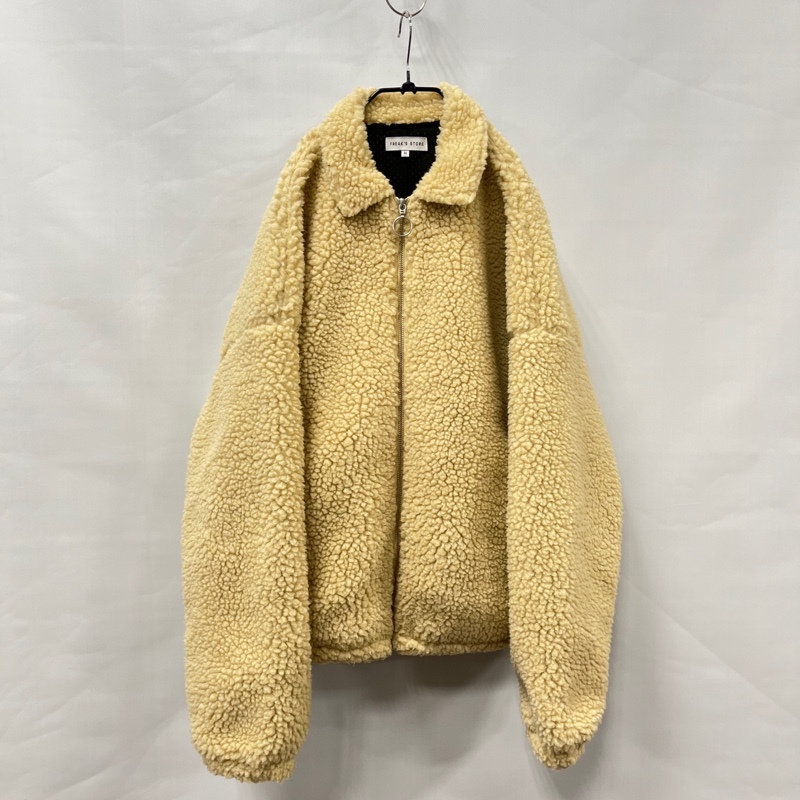 FREAK'S STORE/フリークスストア/オーバーサイズリングジップボアフリースジャケット/FS-19AW-25/ビッグシルエット/Mサイズ_画像1