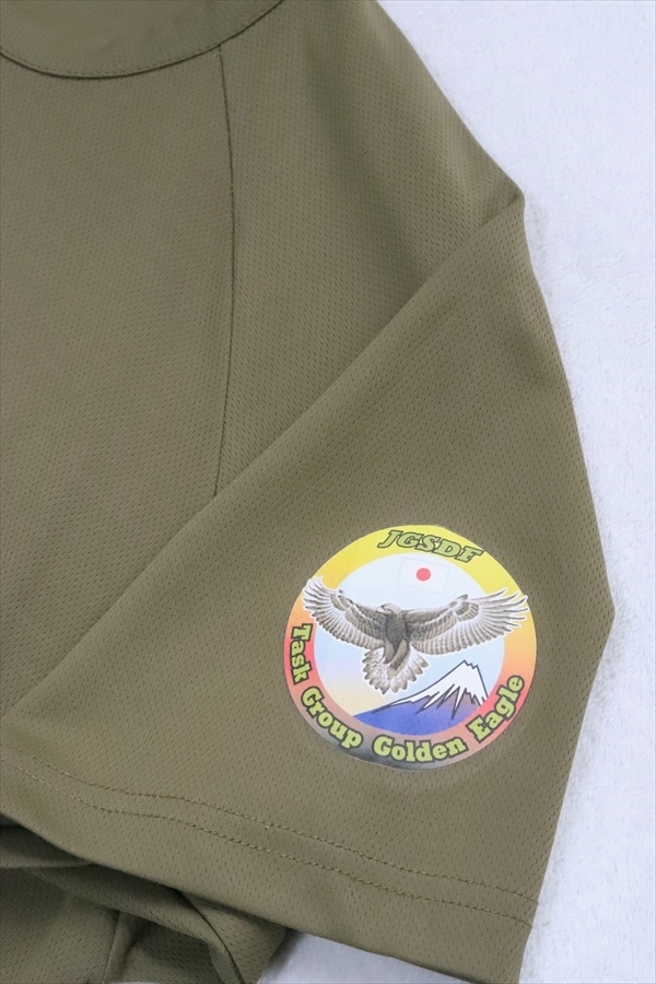 JGSDF 陸上自衛隊 ドライ素材 Tシャツ カーキの画像2