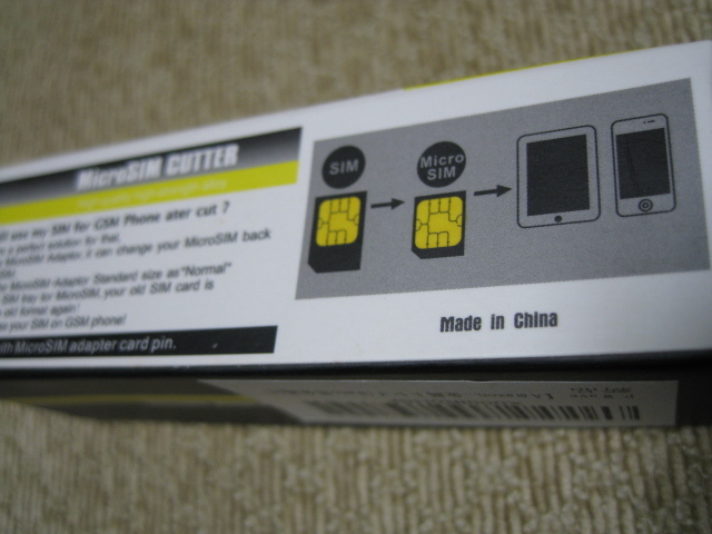 Micro SIMカッターSIMカッター USED SIMをカットするアダプター無し ジャンク品_画像3