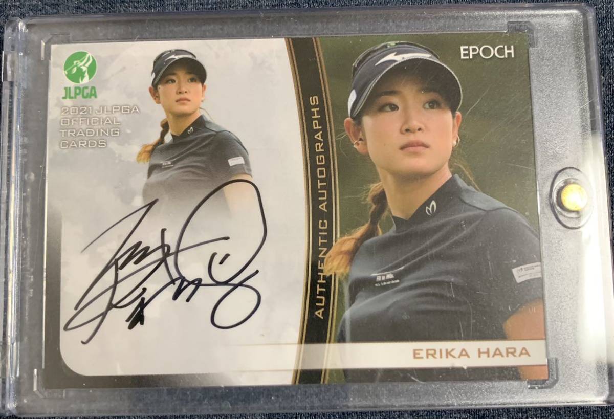レビューで送料無料】 EPOCH 2021 日本女子プロゴルフ 直筆サイン 