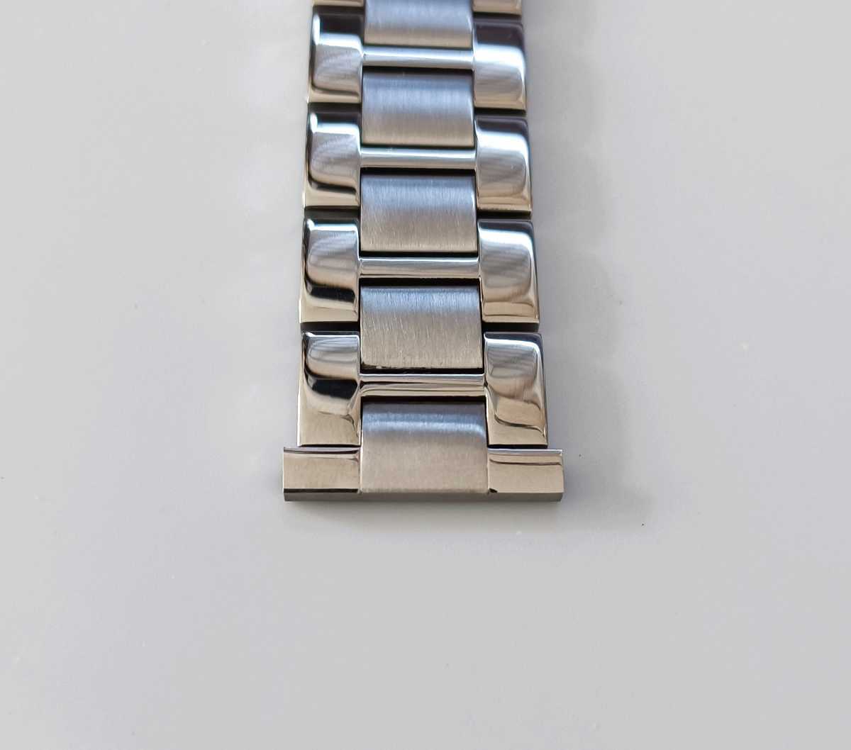 22mm 腕時計 社外品 ブレスレット マット×ポリッシュ 両開き 22mm 腕時計 社外品 ブレスレット マット×ポリッシュ 両開き