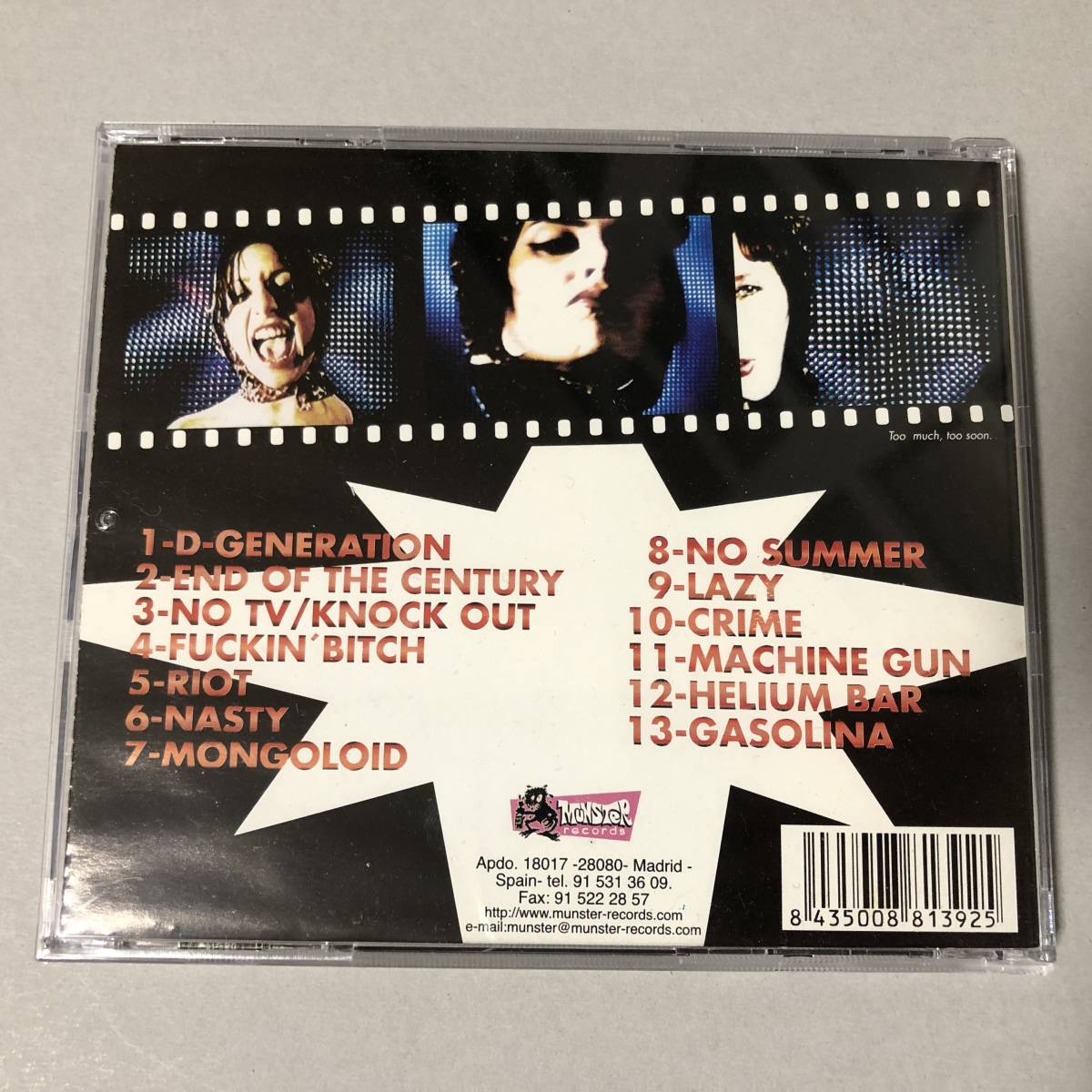 Pussycats - Playin' Dirty CD Garage Punk Pop Rock ガレージ パンク ロック_画像3
